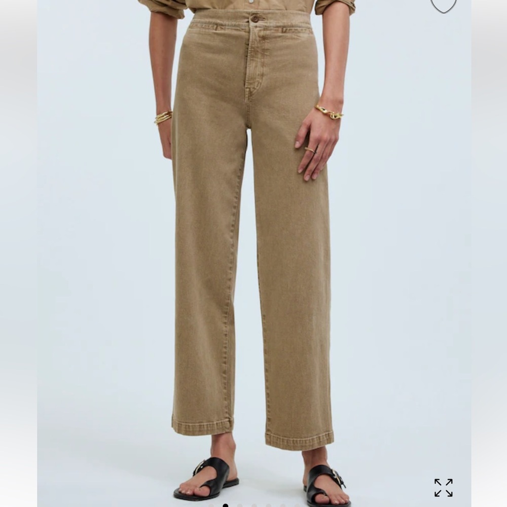 Madewell Emmitt Wide Leg Crop Welt Pocket Edition 25